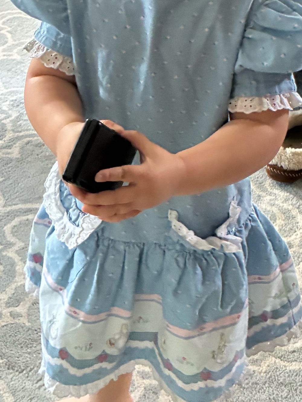 Vintage 3T Handmade Bunny Dress